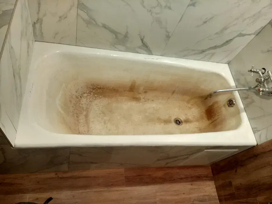 Bath before resurfacing in London